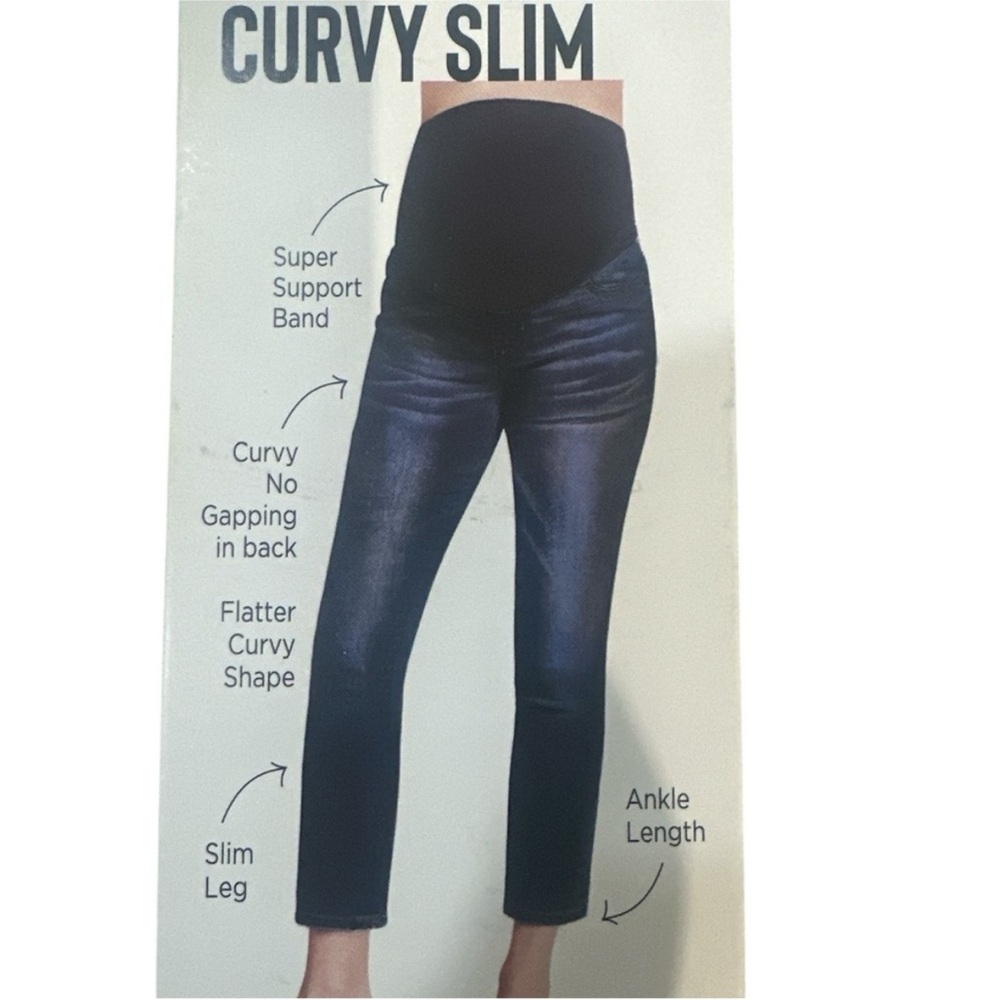 S.O.N.G Maternity large Curvy Slim Blue Jeans
